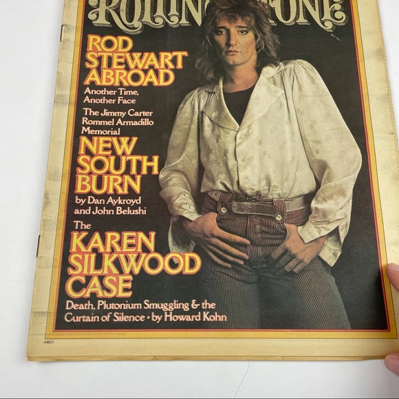 Vintage Rolling Stone Magazine Rod Stewart January 13, 1977 Music Art Rock - Picture 5 of 5